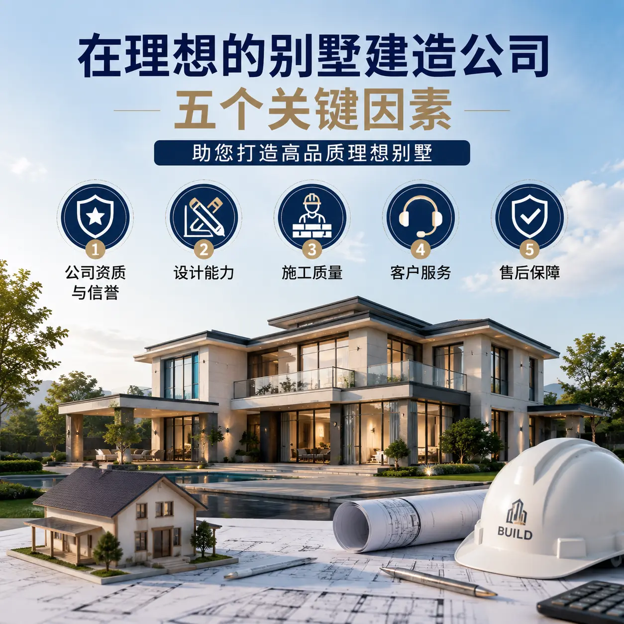 在 天柱 找到理想别墅建造公司的五个关键因素