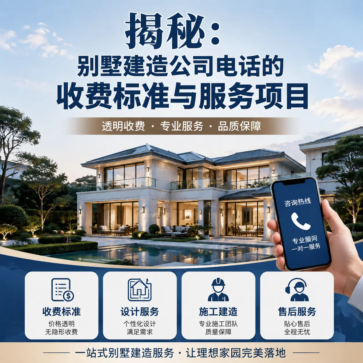 揭秘:天柱别墅建造公司电话的收费标准与服务项目