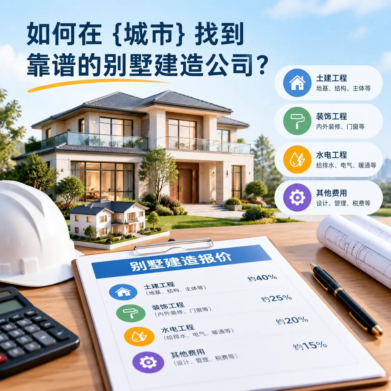 如何在 天柱 找到靠谱的别墅建造公司?