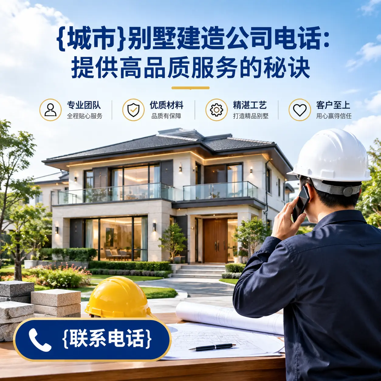 天柱别墅建造公司电话:提供高品质服务的秘诀