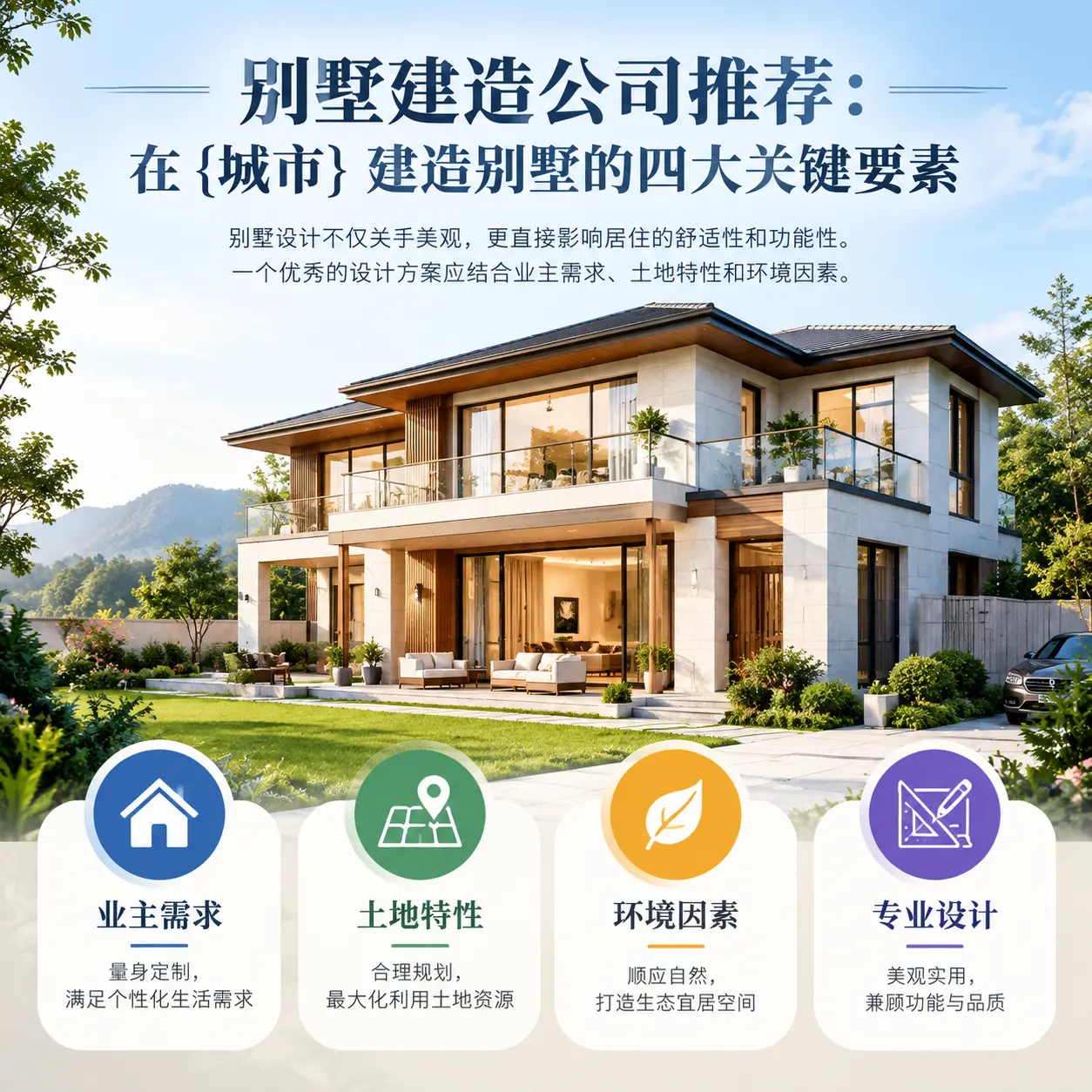 别墅建造公司推荐:在 天柱 建造别墅的四大关键要素