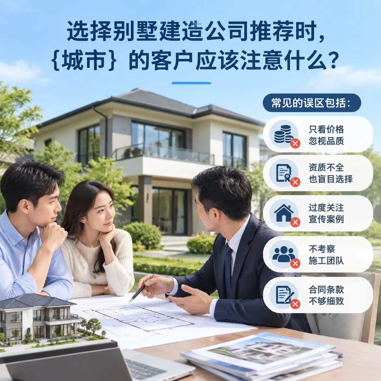 选择别墅建造公司推荐时，天柱 的客户应该注意什么？