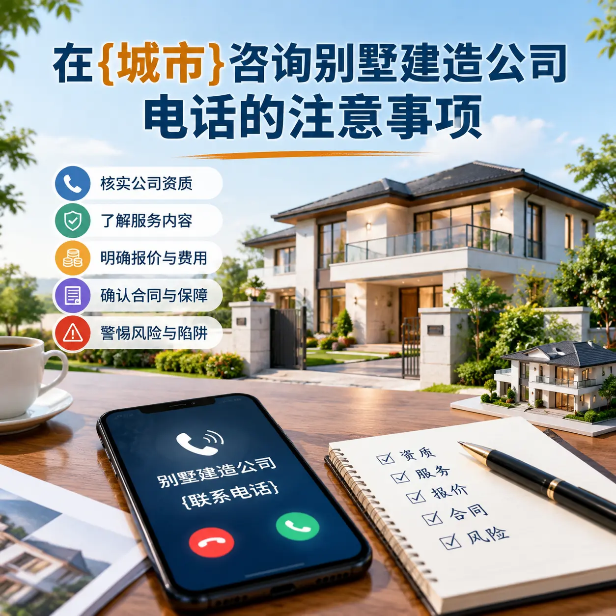 在天柱咨询别墅建造公司电话的注意事项