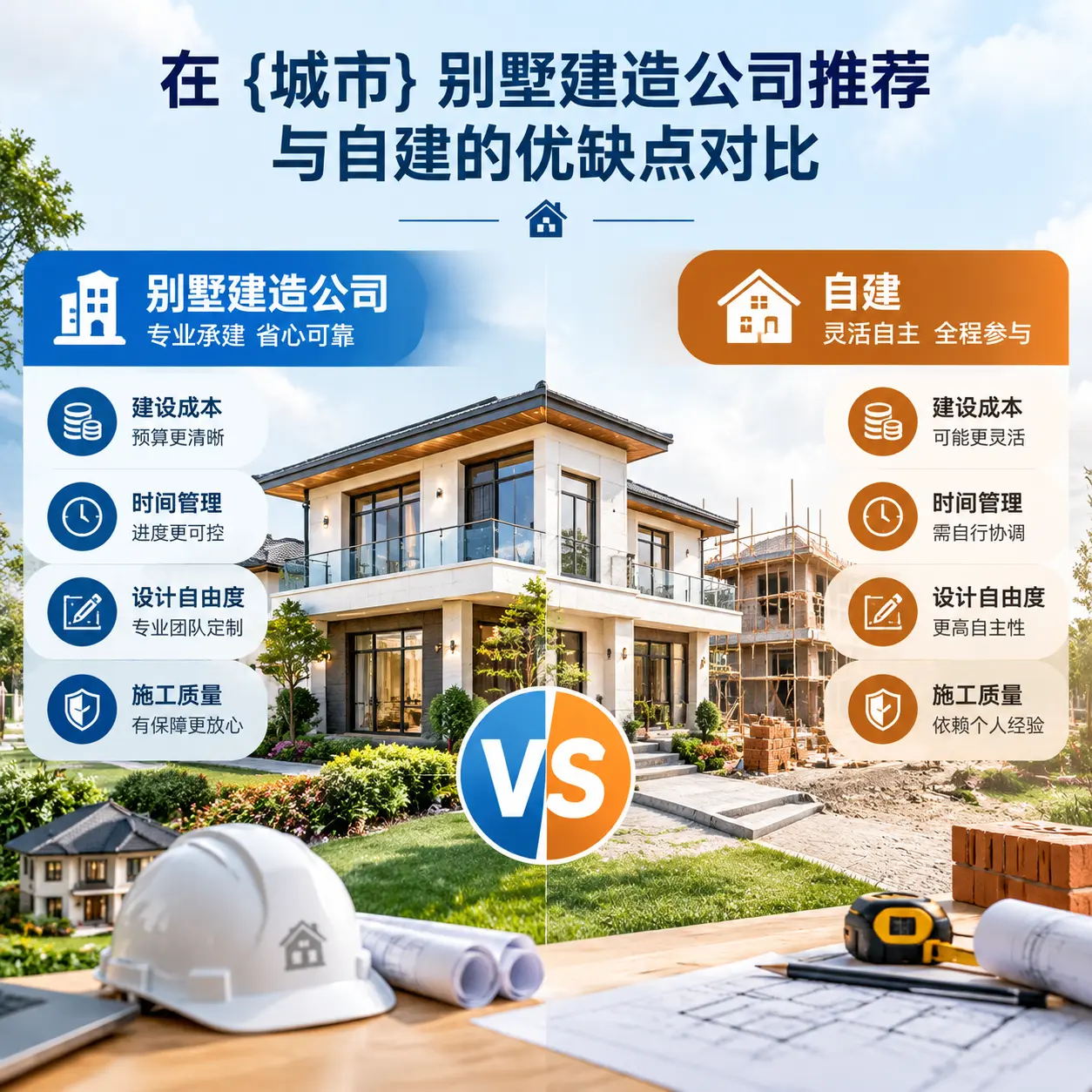 在 天柱 别墅建造公司推荐与自建的优缺点对比